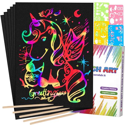 rainbow scratch art paper|black paper with rainbow underneath.